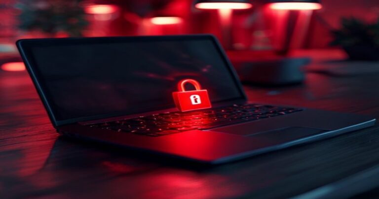 Vercel breach 2026 security incident audit closed laptop with glowing padlock warning