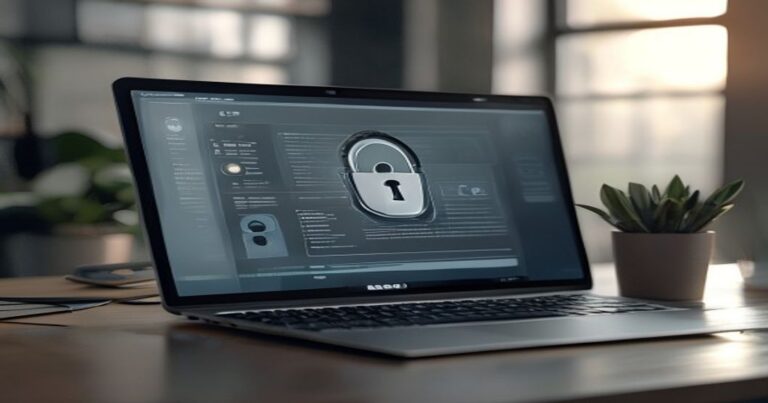 Microsoft Copilot privacy settings on laptop